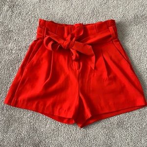 Red paperbag short
